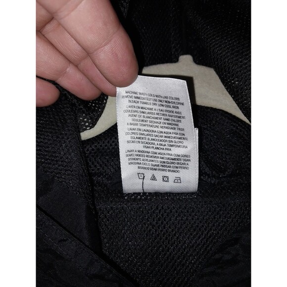 Adidas Activewear Track Jacket Women's Small Black Striped Hooded Long Sleeve - Picture 6 of 7